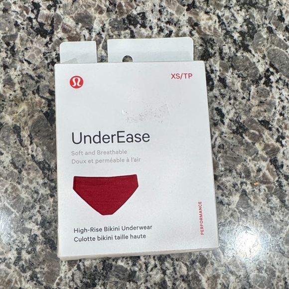 lululemon Red High-Rise Bikini Underwear - Picture 1 of 1